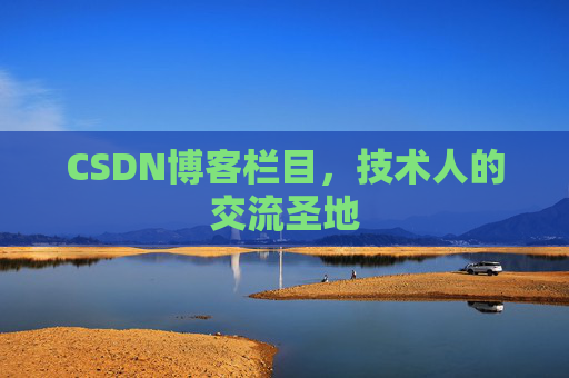 CSDN博客栏目，技术人的交流圣地
